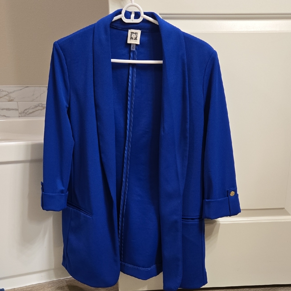 Anne Klein Royal Blue Women's Blazer